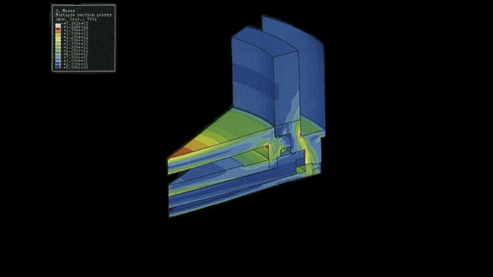 Example of cask stress analysis (ABAQUS)